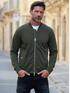 emilio adani Sweatjacke mit Bomber-Kragen Oliv emilio adani Sweatjacke mit Bomber-Kragen Oliv