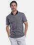 engbers Poloshirt in Jaquard Optik Indigoblau engbers Poloshirt in Jaquard Optik Indigoblau