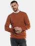 emilio adani Pullover aus Merinowolle Rostorange emilio adani Pullover aus Merinowolle Rostorange
