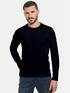 emilio adani Rundhals Shirt Schwarz