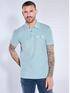 emilio adani Poloshirt mit versteckter Brusttasche Hellblau