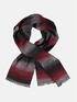 engbers Karierter Strickschal Bordeaux engbers Karierter Strickschal Bordeaux