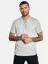 emilio adani Henley T-Shirt Silbergrau