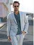 emilio adani Anzug-Sakko slim fit Silbergrau emilio adani Anzug-Sakko slim fit Silbergrau