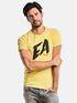 emilio adani Rundhals T-Shirt Zitronengelb