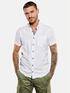 emilio adani Kurzarm-Hemd slim fit Reinweiss