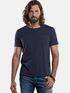 emilio adani Rundhals T-Shirt Indigoblau
