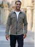 emilio adani Overshirt aus Funktionsware Oliv