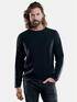 emilio adani softer Pullover mit Kontraststreifen Schwarz