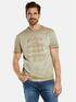 engbers T-Shirt mit Print Braunbeige