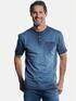 engbers Lässiges Henley T-Shirt in außergewöhnlicher Optik Marineblau engbers Lässiges Henley T-Shirt in außergewöhnlicher Optik Marineblau