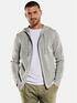 emilio adani Strickjacke mit Kapuze Silbergrau