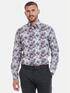 emilio adani Langarm-Hemd mit floralem Print Bordeaux