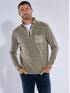 engbers Sweatshirt mit Stehkragen Beige engbers Sweatshirt mit Stehkragen Beige