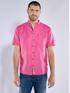 engbers Kurzarm-Hemd mit Leinenanteil Pink