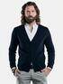 emilio adani Cardigan aus hochwertigem Pima Cotton Garn Marineblau emilio adani Cardigan aus hochwertigem Pima Cotton Garn Marineblau