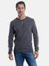 engbers Lässiges Henley Shirt Grau engbers Lässiges Henley Shirt Grau