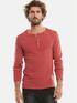 emilio adani Sportives Henley Shirt Rostorange