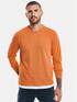 emilio adani Langarm-Shirt strukturiert Orange
