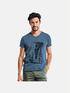 emilio adani Rundhals T-Shirt Marineblau emilio adani Rundhals T-Shirt Marineblau
