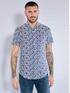 emilio adani Kurzarm-Hemd slim fit Saphirblau