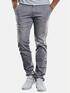 emilio adani Chino im Jeans-Look aus leichter Baumwolle Silbergrau