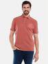 engbers Polo-Shirt gestreift Signalrot