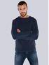 emilio adani Pullover strukturiert Marineblau
