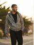 emilio adani Lederjacke mit abnehmbarer Kapuze Beige