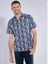 engbers Kurzarm-Hemd gemustert Marineblau engbers Kurzarm-Hemd gemustert Marineblau