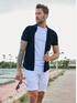 emilio adani Polo-Shirt uni Saphirblau