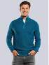 engbers Pullover Polokragen Blautuerkis engbers Pullover Polokragen Blautuerkis