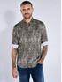 emilio adani Jerseyhemd mit Paisley-Muster Braun