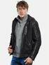 engbers Stylische Lederjacke Schwarz