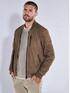 emilio adani Lederjacke regular Dunkelbraun