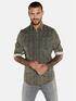 emilio adani Langarm-Hemd slim fit Khaki