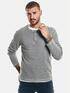 emilio adani Henley-Shirt strukturiert Silbergrau emilio adani Henley-Shirt strukturiert Silbergrau