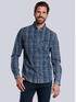 engbers Langarm-Hemd kariert Indigoblau