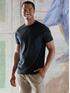 emilio adani T-Shirt aus hochwertigem Garn Schwarz emilio adani T-Shirt aus hochwertigem Garn Schwarz
