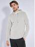 emilio adani Sweatshirt mit Kapuze Silbergrau