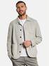 emilio adani Overshirt aus Leinen-Mix Hellgrau