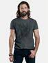 emilio adani gesticktes T-Shirt Anthrazit