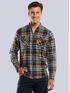 engbers Overshirt-kariert Braun engbers Overshirt-kariert Braun