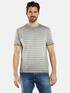 engbers T-Shirt gestreift Hellgrau