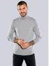 emilio adani Pullover mit Rollkragen Hellgrau