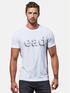 emilio adani Rundhals T-Shirt Reinweiss