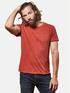 emilio adani Rundhals T-Shirt Blutorange