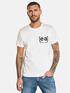 emilio adani Statement T-Shirt mit ea-Logo Reinweiss emilio adani Statement T-Shirt mit ea-Logo Reinweiss