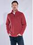 engbers Sweatshirt mit Troyerkragen Rot engbers Sweatshirt mit Troyerkragen Rot