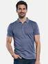 ENGBERS GERMANY Edles Poloshirt im Leinen-Baumwollmix Mittelblau ENGBERS GERMANY Edles Poloshirt im Leinen-Baumwollmix Mittelblau
